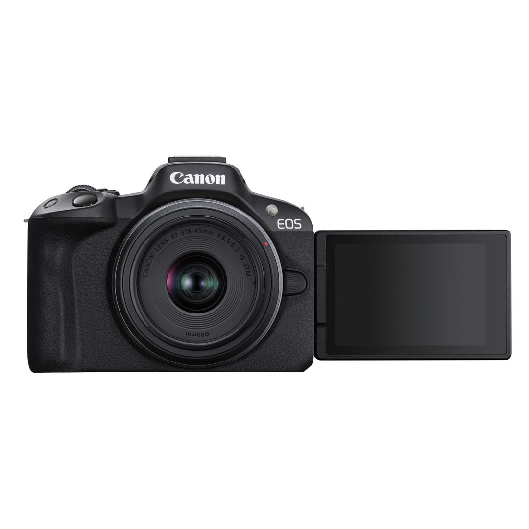 Canon EOS R50 Mirrorless Camera with RFS 18-45mm Lens Kit