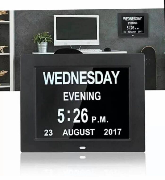 : BRANDNEW Digital Day Clock LED Calendar Dementia Alarm Time Date Month Year Memory Loss with remote
