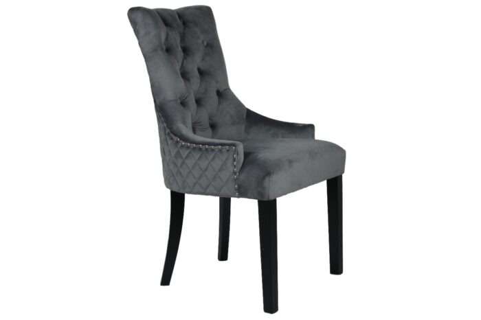 French Provincial Accent Dinning Chair- Luxury Model - Grey